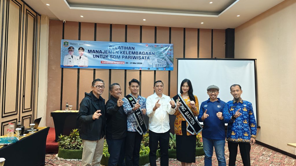 Tingkatkan Kualitas SDM Pariwisata Banten, Dinas Pariwisata Gelar Pelatihan Manajemen Kelembagaan